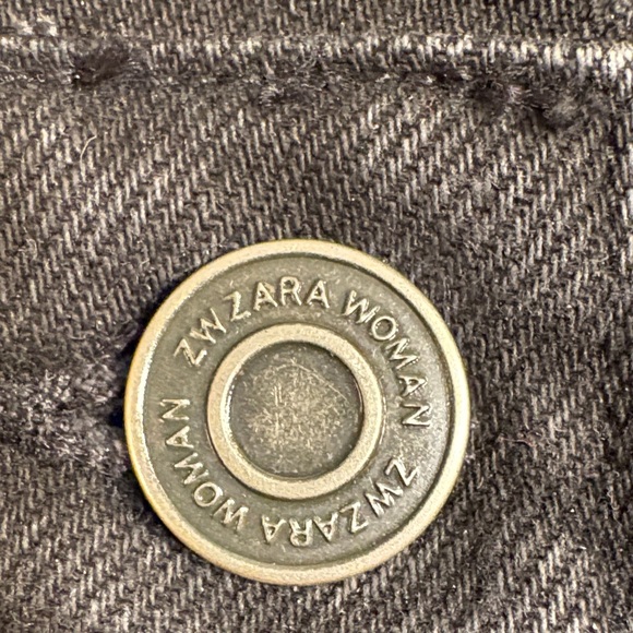 Zara Women's Black Denim Mini Dress - Picture 9 of 11